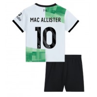 Liverpool Alexis Mac Allister #10 Auswärts Trikotsatz Kinder 2023-24 Kurzarm (+ Kurze Hosen)
